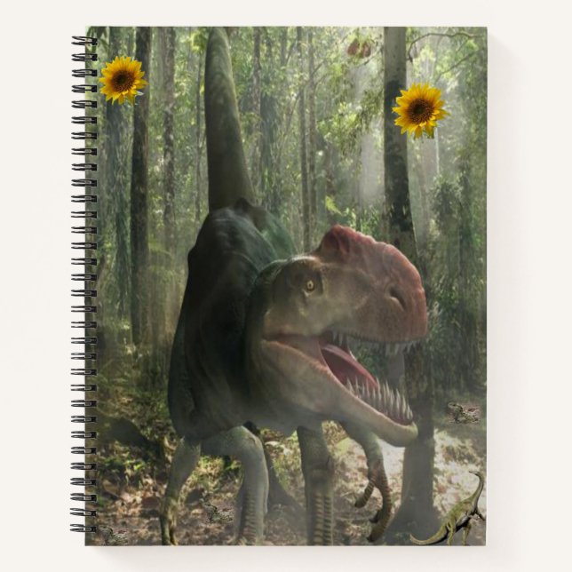 Spiral Notebook Dinosaur (Front)