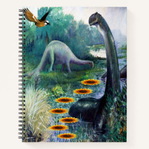 Spiral Notebook Dinosaur