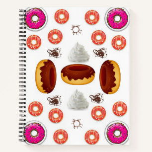 Spiral Notebook Doughnut