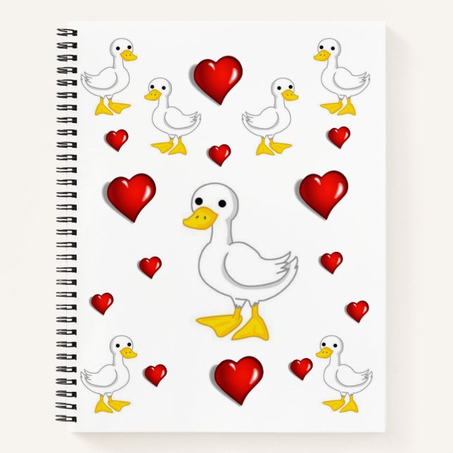 Spiral Notebook Duck (Front)