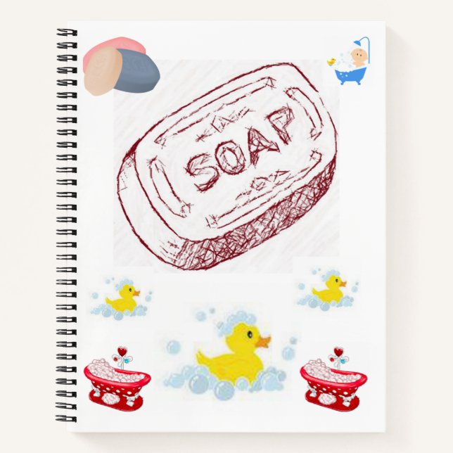 Spiral Notebook Duck (Front)