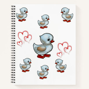 Spiral Notebook Duck