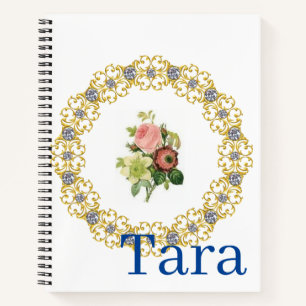 Spiral Notebook Floral