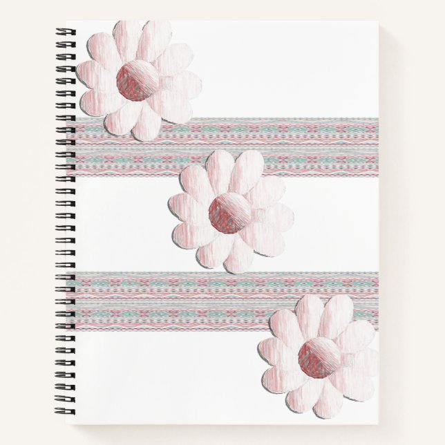 Spiral Notebook Floral (Front)