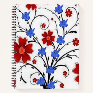 Spiral Notebook Floral