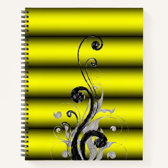 Spiral Notebook Floral (Front)