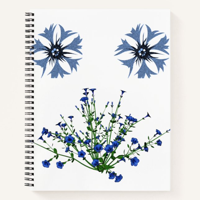 Spiral Notebook Floral (Front)