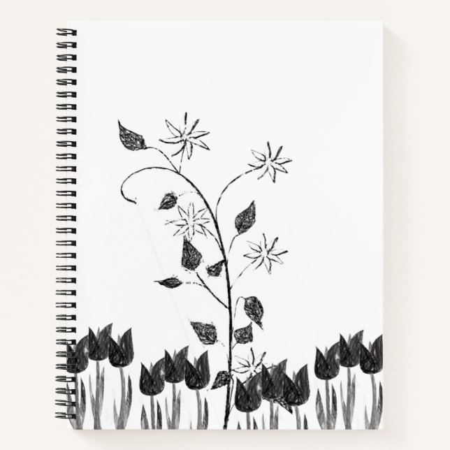 Spiral Notebook Floral (Front)