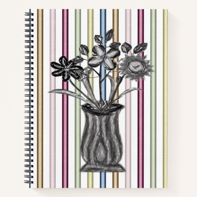 Spiral Notebook Floral (Front)