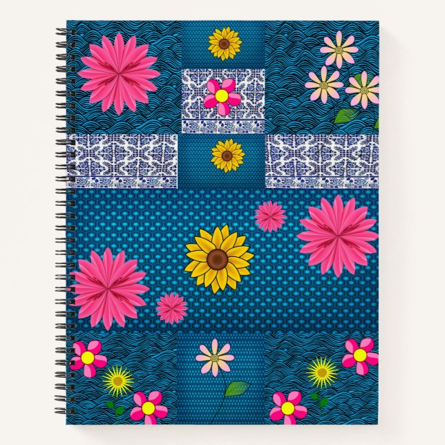 Spiral Notebook Floral (Front)