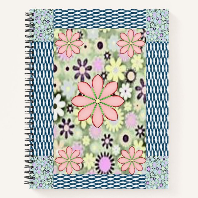 Spiral Notebook Floral (Front)