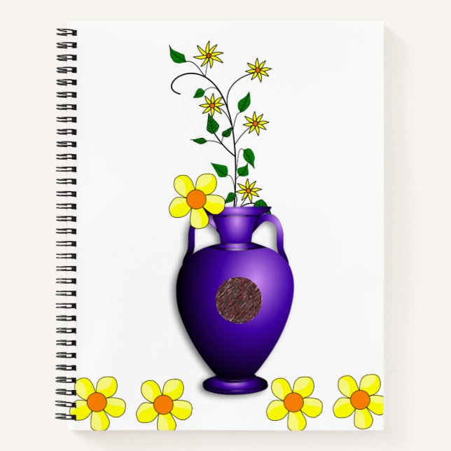 Spiral Notebook Floral (Front)