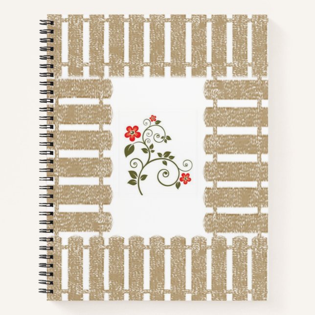 Spiral Notebook Floral (Front)