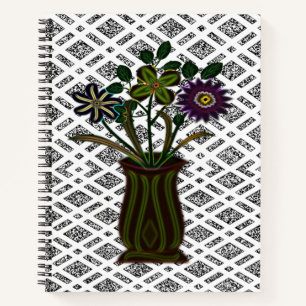 Spiral Notebook Floral