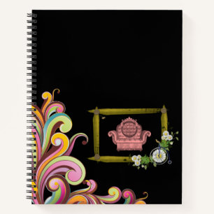 Spiral Notebook Floral