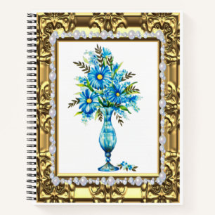 Spiral Notebook Floral