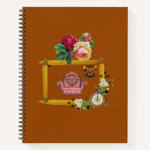 Spiral Notebook Floral