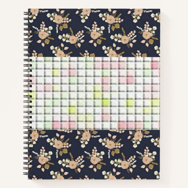Spiral Notebook Floral (Front)