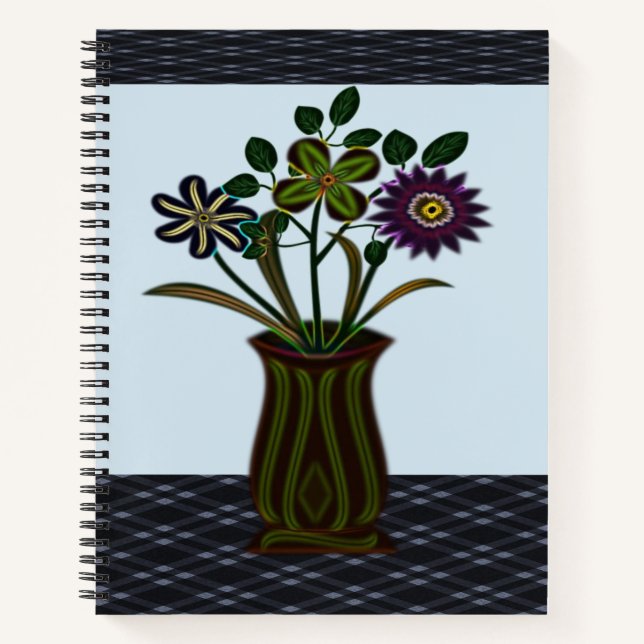 Spiral Notebook Floral (Front)