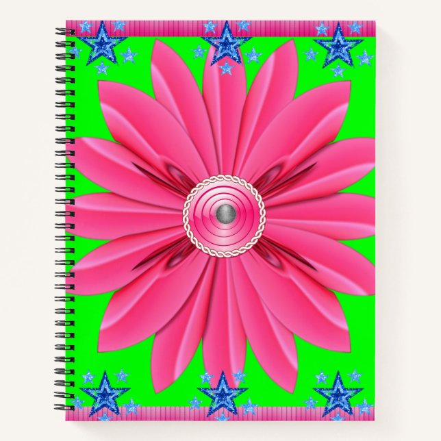 Spiral Notebook Floral (Front)