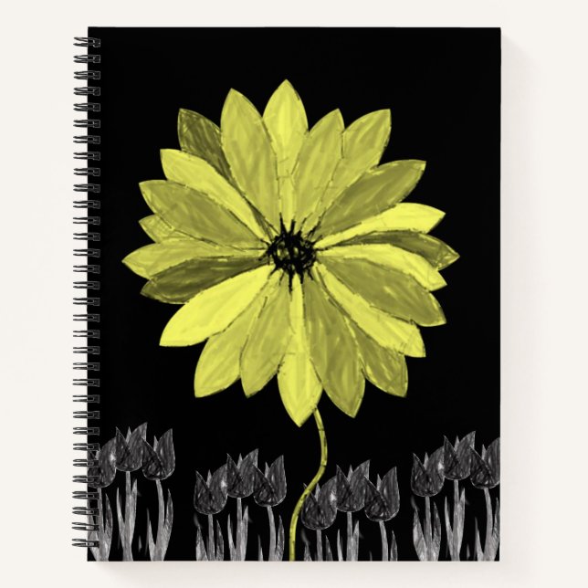 Spiral Notebook Floral (Front)