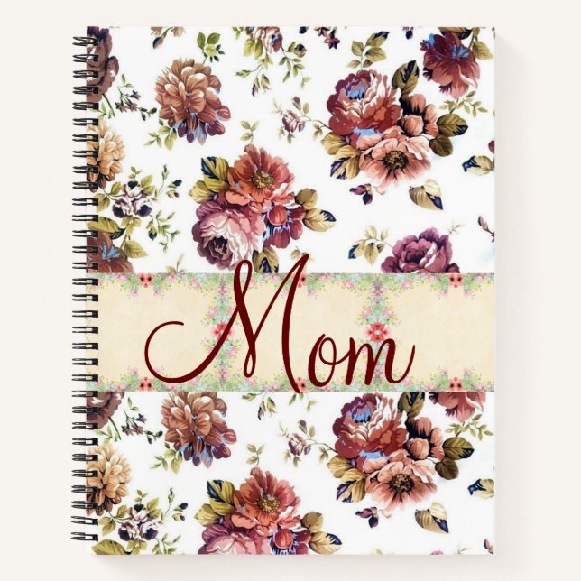 Spiral Notebook Floral (Front)