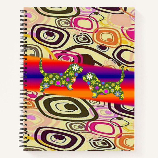 Spiral Notebook Floral (Front)