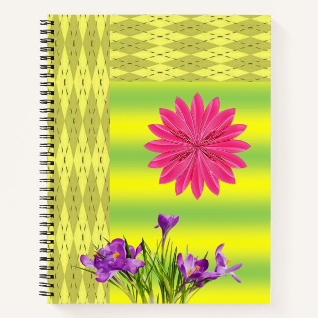 Spiral Notebook Floral (Front)
