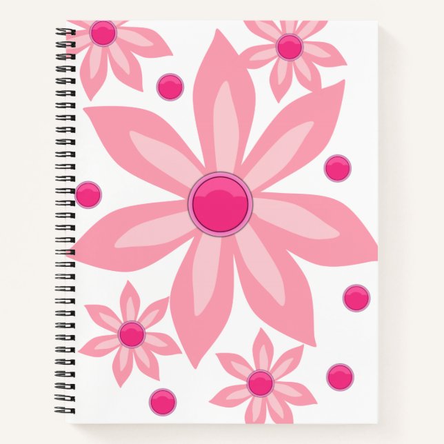 Spiral Notebook Floral (Front)