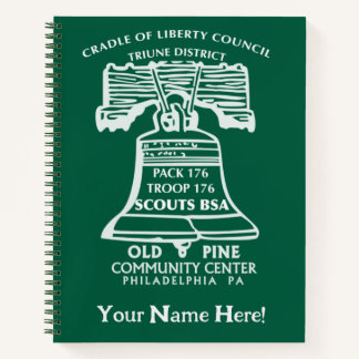 Spiral Notebook - Forest Green (Personalized)