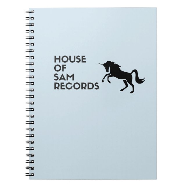 Spiral Notebook - House of Sam Records (Front)