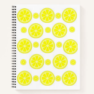 Spiral Notebook Lemon