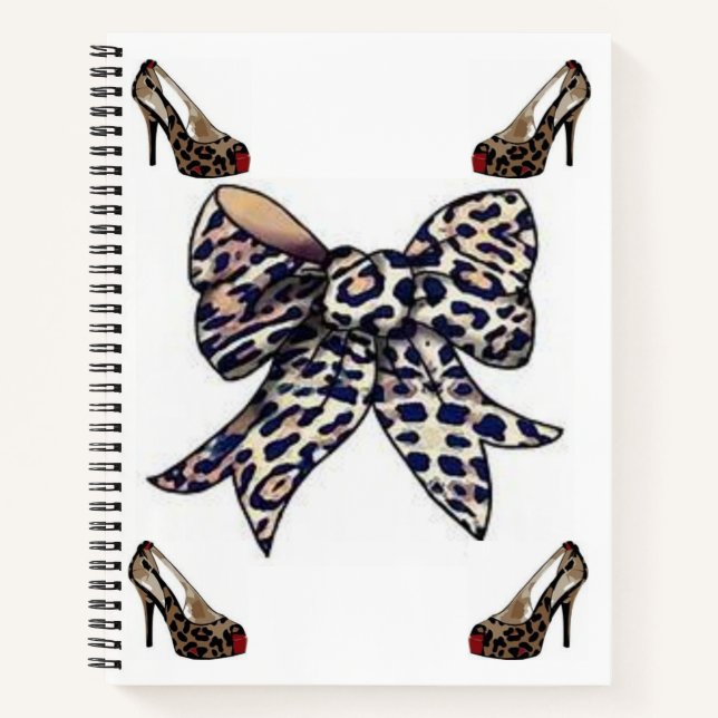 Spiral Notebook Leopard (Front)