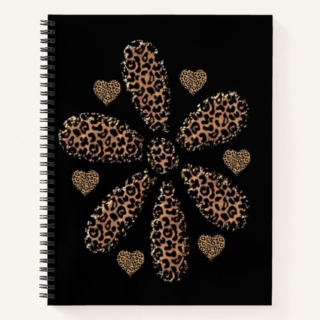 Spiral Notebook Leopard (Front)