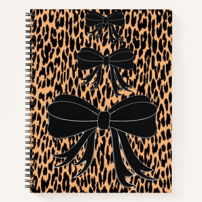 Spiral Notebook Leopard (Front)