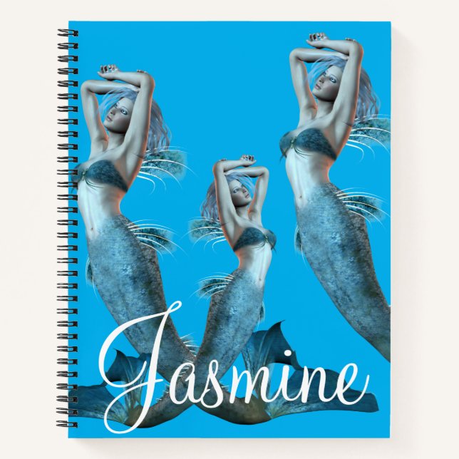 Spiral Notebook Mermaid (Front)