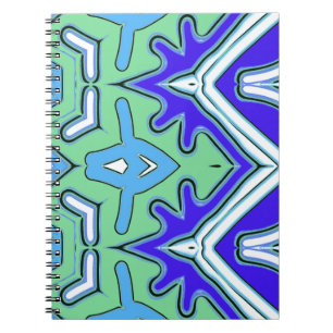 Spiral Notebook, Multicolor unique pattern design Notebook