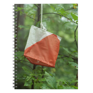 Spiral notebook - Orienteeting flag