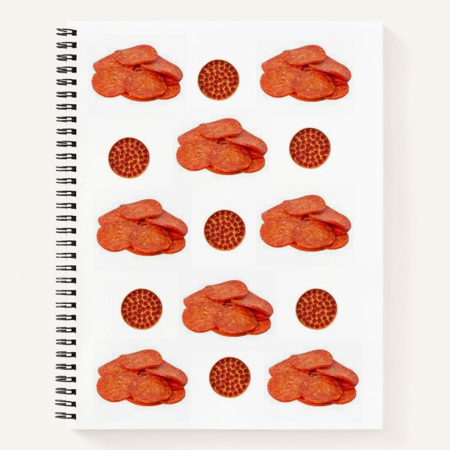 Spiral Notebook Pepperoni (Front)