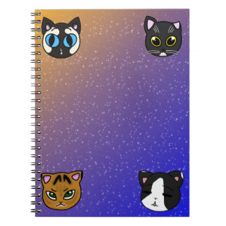Spiral Notebook - Perfect Accidents Mewses