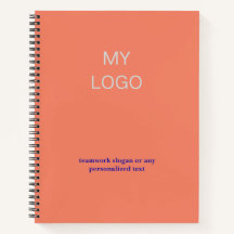 Spiral Notebook Personalized Logo for Office use