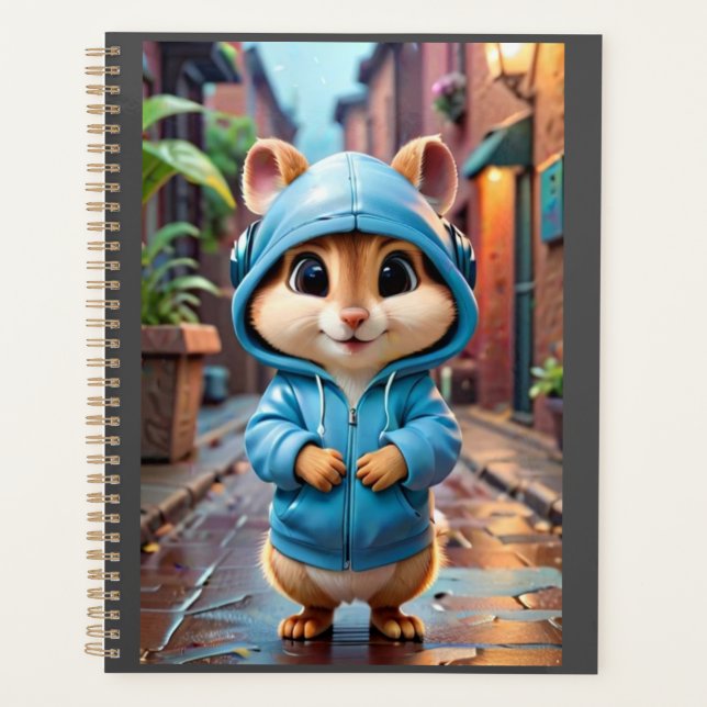 Spiral notebook planner (Front)