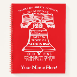 Spiral Notebook - Red (Personalized)