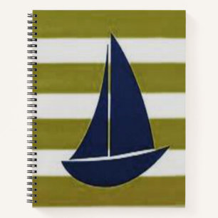Spiral Notebook Sailboat