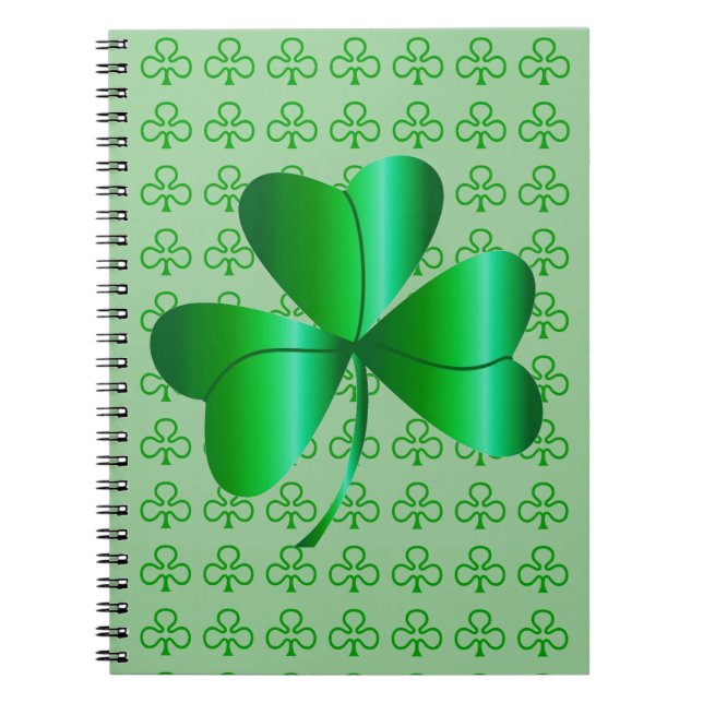 Spiral Notebook Shamrock (Front)