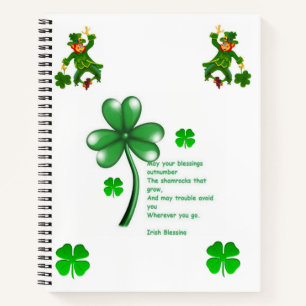 Spiral Notebook St. Patrick's Day