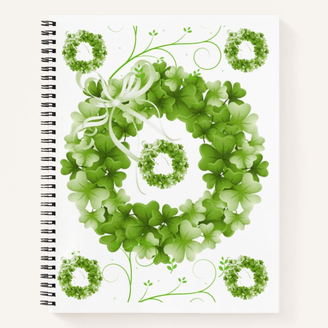 Spiral Notebook St. Patrick's Day (Front)