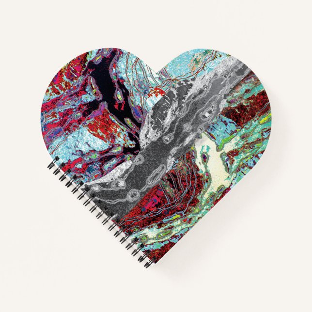 Spiral Notebook – Strata Pulse (Front)