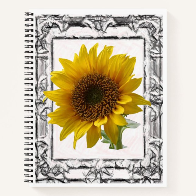 Spiral Notebook Sunflower (Front)