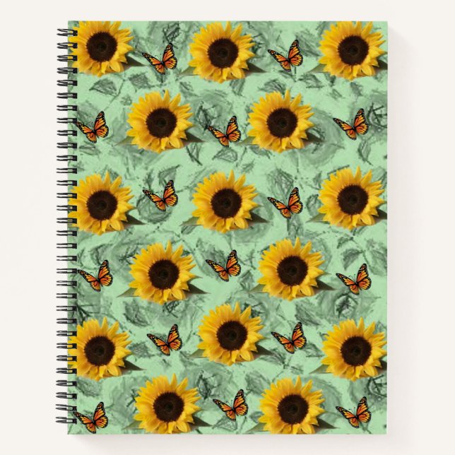 Spiral Notebook Sunflower (Front)